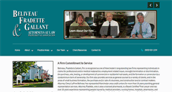 Desktop Screenshot of beliveau-fradette.com